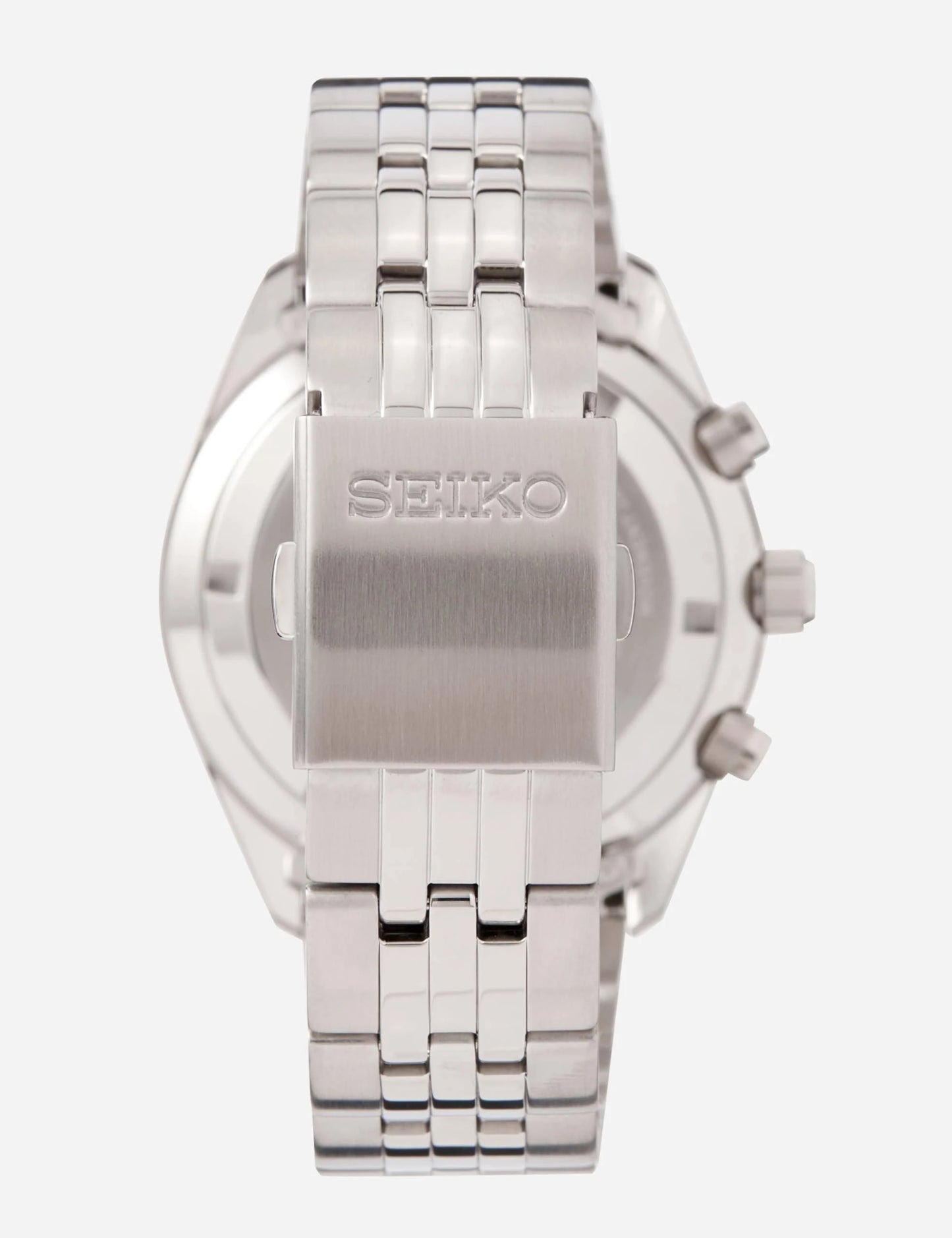 Seiko Chronograph White Face Watch Gents