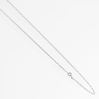 1mm Anchor Link Necklace in 9ct Gold