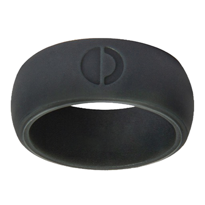 8mm Matte Grey Silicone Ring