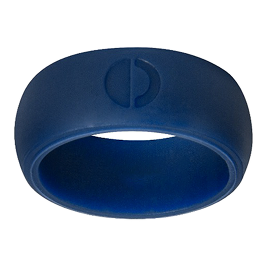 8mm Matte Black Silicone Ring
