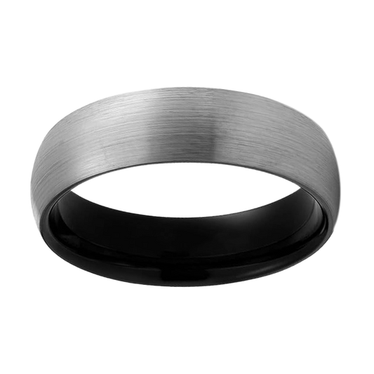 Tungsten Rings for Men - Unveiling Masculine Elegance: Discover the perfect black dome of style and durability with our tungsten rings. Ideal for gents seeking sophistication in both wedding bands and fashion statements.  Metal: 74 - Tungsten    Pros: Durable, Affordable Elegance, Hypoallergenic, Versatile Styles. Cons: Brittleness, Non-Resizable.  Does come in half sizes as well. Please contact us if you do need it in half size at sales@sunsonite.com  