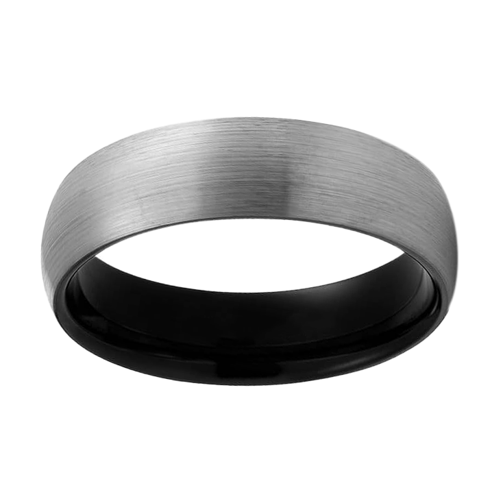 Tungsten Rings for Men - Unveiling Masculine Elegance: Discover the perfect black dome of style and durability with our tungsten rings. Ideal for gents seeking sophistication in both wedding bands and fashion statements.  Metal: 74 - Tungsten    Pros: Durable, Affordable Elegance, Hypoallergenic, Versatile Styles. Cons: Brittleness, Non-Resizable.  Does come in half sizes as well. Please contact us if you do need it in half size at sales@sunsonite.com  