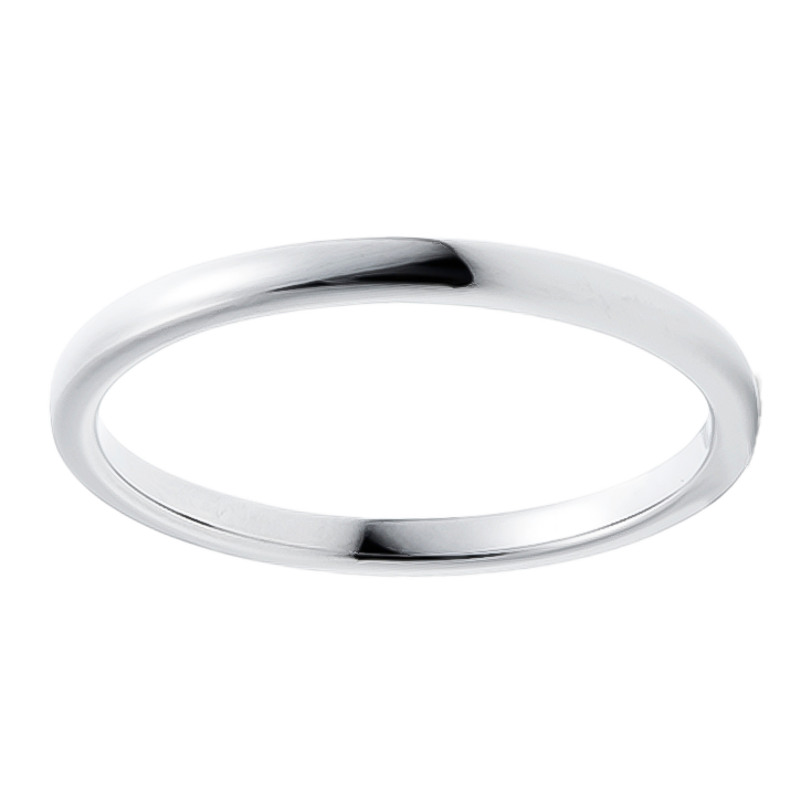 2mm Polished Tungsten Ring