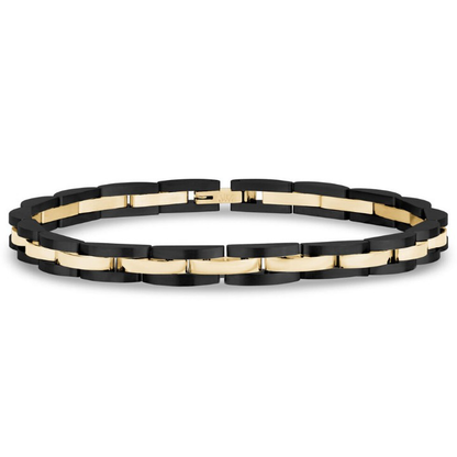 Long Dome Link Gents Bracelet