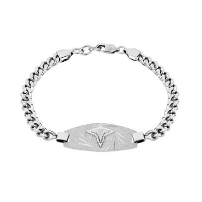 Steel Medical Cuban Link Bracelet