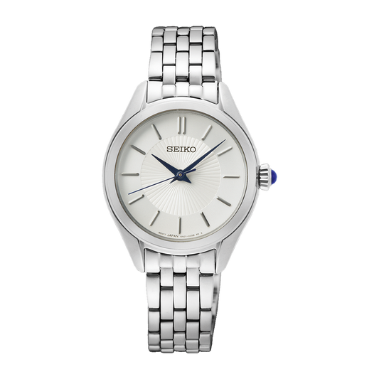 Seiko Classic Blue Pin Steel Watch Ladies