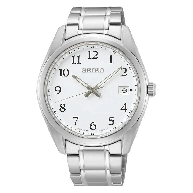 Seiko Clean Design Dress Watch with Stainless Steel Bracelet